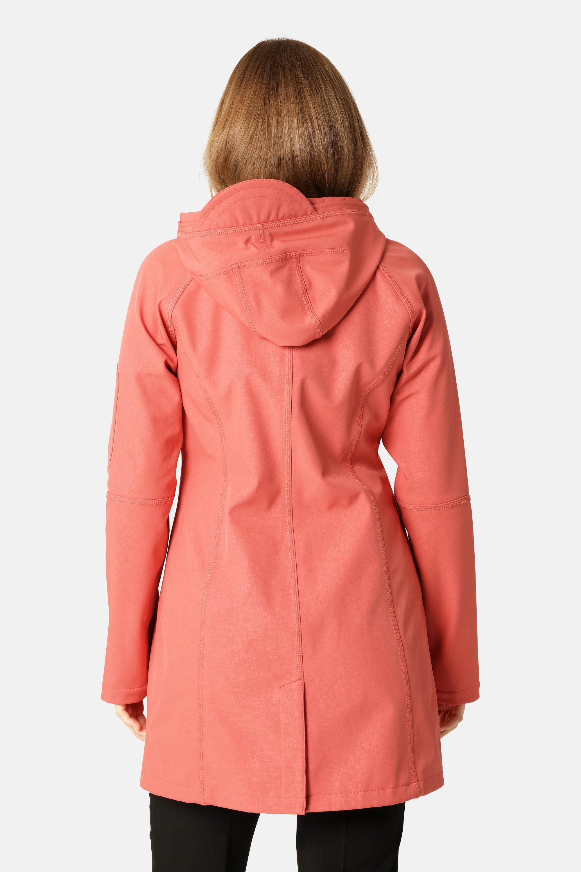 Softshell Regnjakke - Spiced Coral